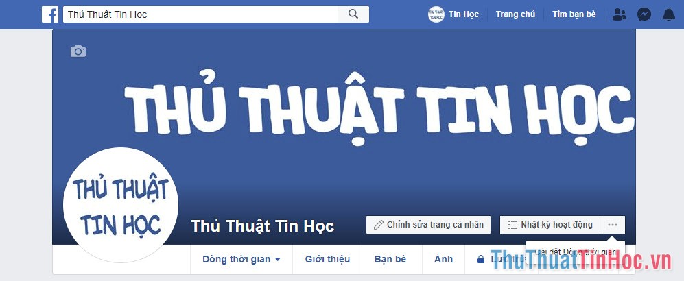 Ảnh bìa Facebook chuẩn