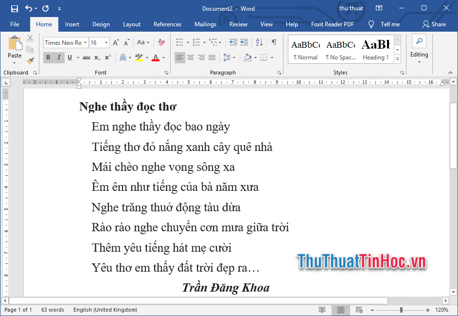 Gõ chữ tiếng Việt trên trình soạn thảo