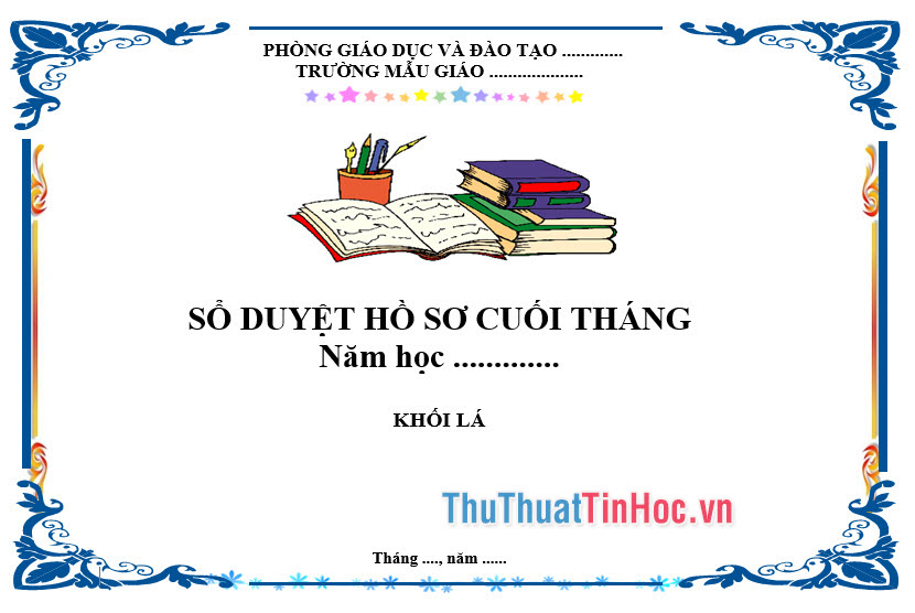 Tổng hợp mẫu bìa Giáo Án ngang đơn giản mà đẹp