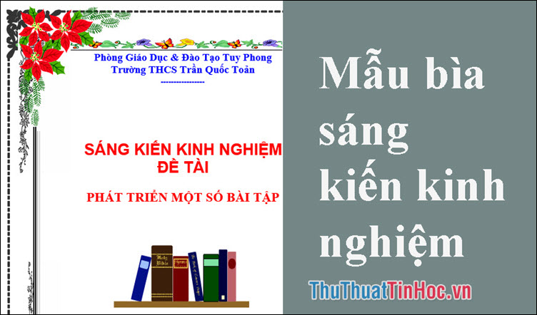 Tổng hợp mẫu bìa sáng kiến kinh nghiệm đẹp nhất