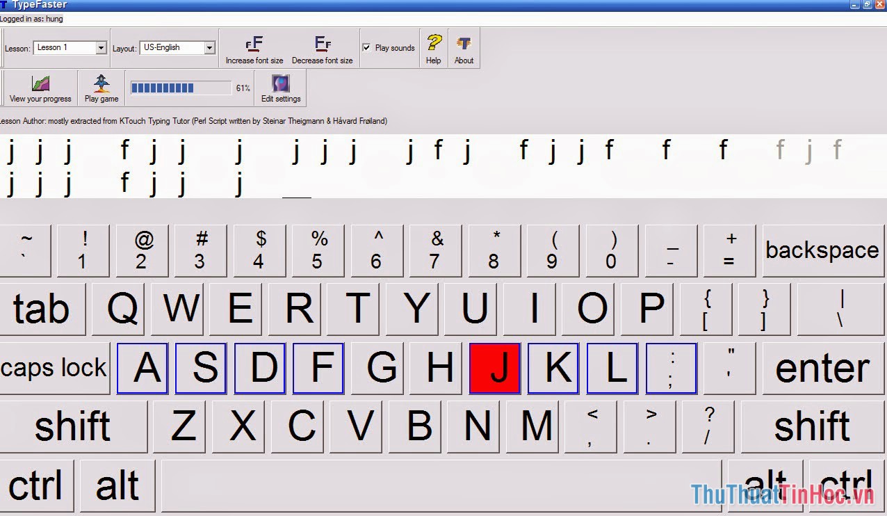 TypeFaster Typing Tutor