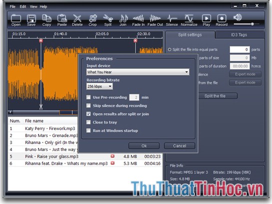 Phần mềm X-Wave MP3 Cutter Joiner