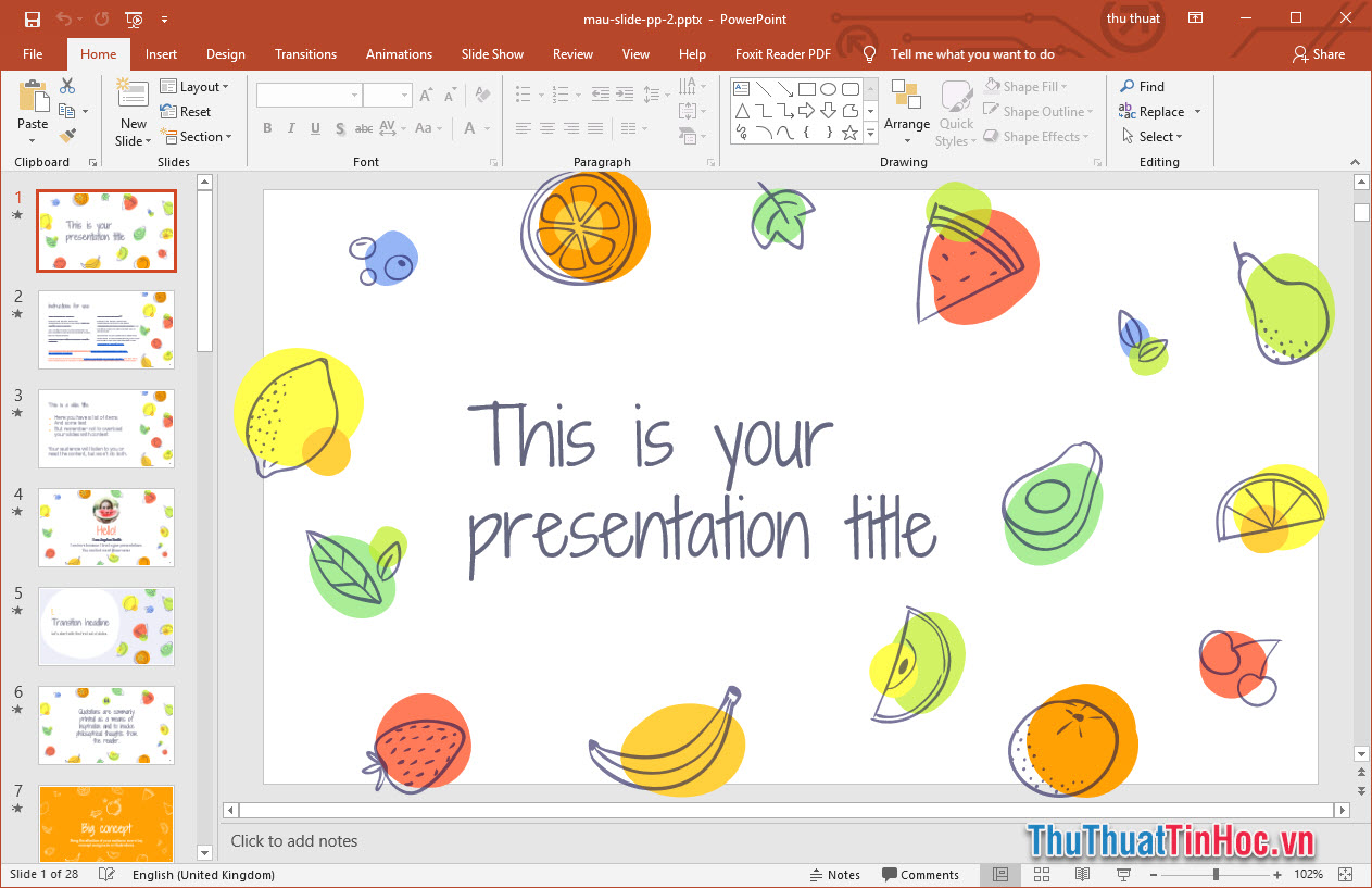 Tổng hợp những mẫu slide thuyết trình Powerpoint cực đẹp