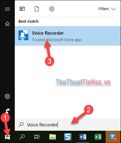 Chọn Voice Recorder