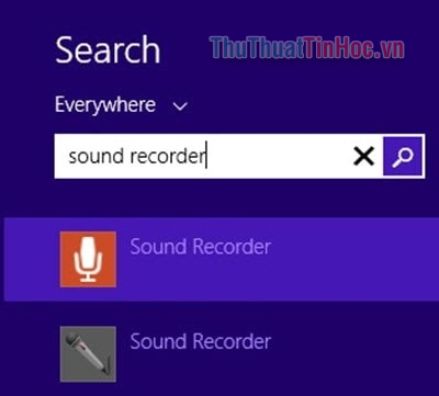 Sound Recorder win 8