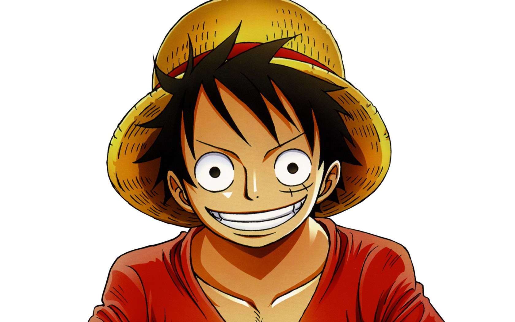 Hình hình họa Luffy cười cợt tươi tắn đặc biệt đẹp