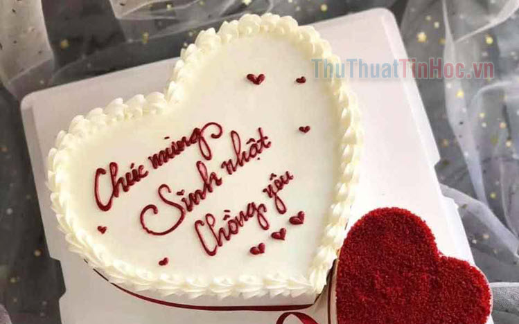 10 mẫu bánh sinh nhật đẹp tặng chồng lãng mạn và đầy ý nghĩa