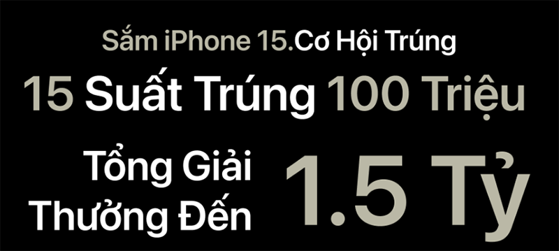 Hàng loạt “Deal hời” dành cho iFan khi mua iPhone 15 tại TopZone