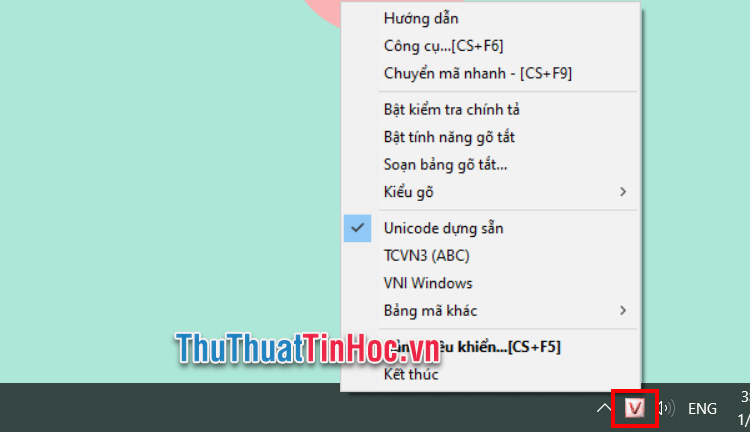 Kiểm tra phần mềm hỗ trợ gõ tiếng Việt