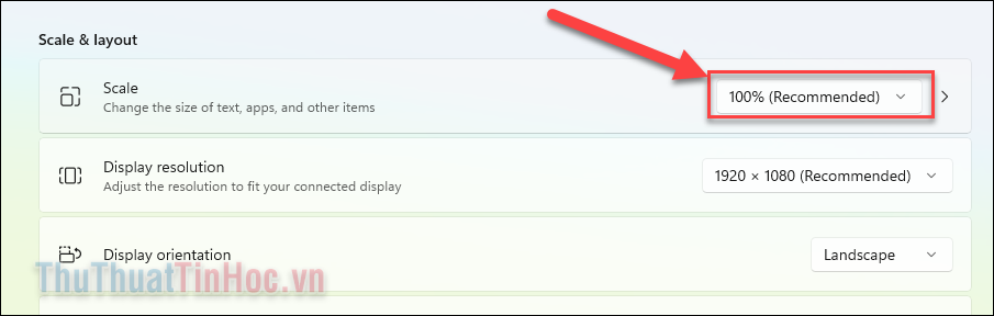Áp dụng độ phân giải và kiểm tra thử