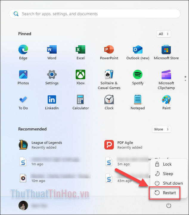 Bấm Apply, rồi chọn OK và nhấn Restar