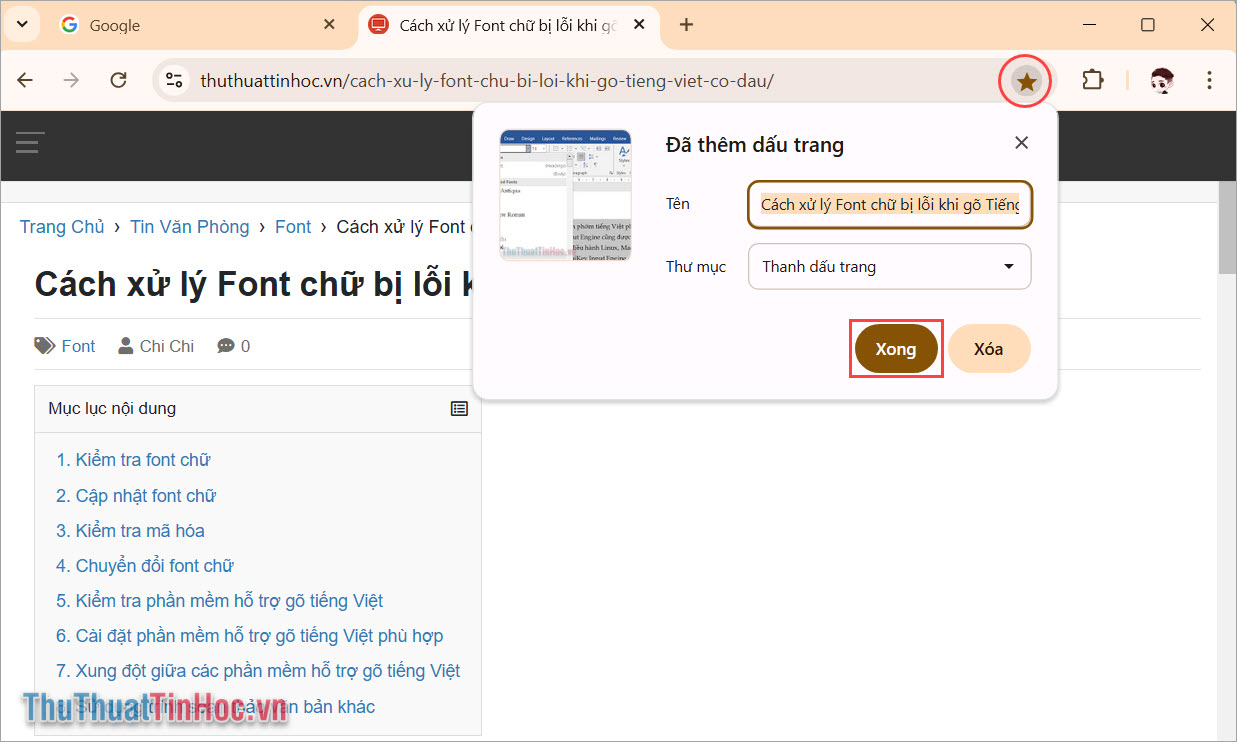 Cách thêm trang Web lưu trữ vào thanh dấu trang Cách thêm trang Web lưu trữ vào thanh dấu trang
