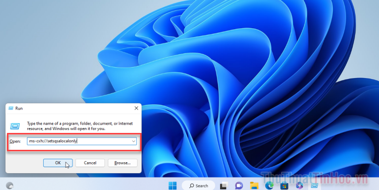 Nhấn phím Windows + R để mở hộp thoại Run sau đó nhập lệnh Nhấn phím Windows + R để mở hộp thoại Run sau đó nhập lệnh