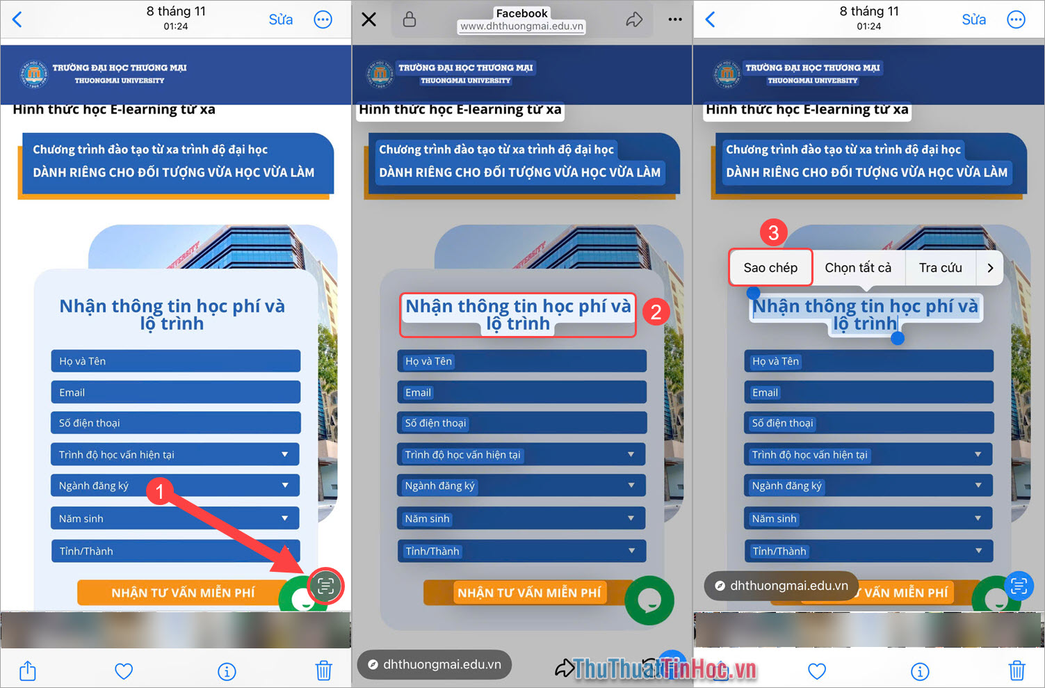 Cách copy sao chép chữ trên ảnh bằng điện thoại iPhone
