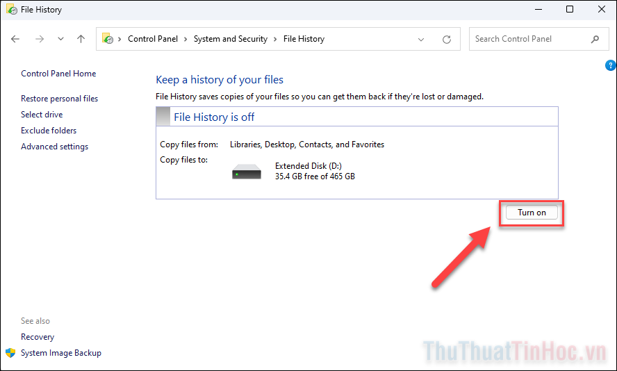 Đảm bảo ổ lưu trữ của bạn đã được kết nối