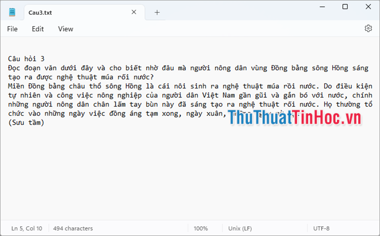 Mở file bạn đã tải