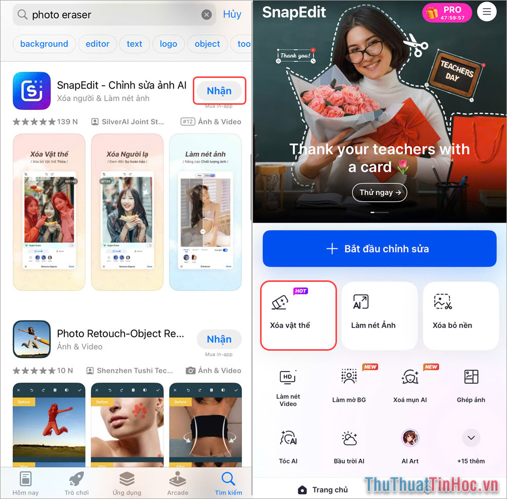 Tải ứng dụng Snap Edit về điện thoại