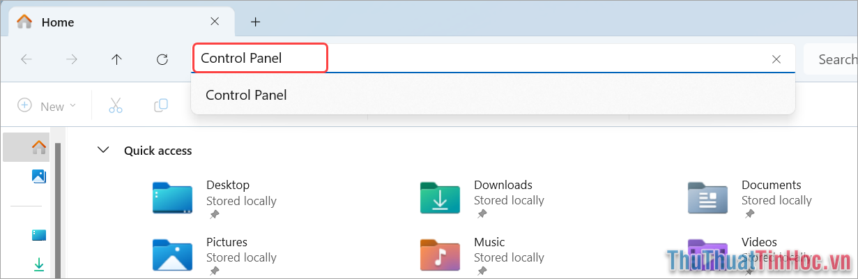 Cách mở Control Panel trên Windows 11 từ File Explorer Cách mở Control Panel trên Windows 11 từ File Explorer
