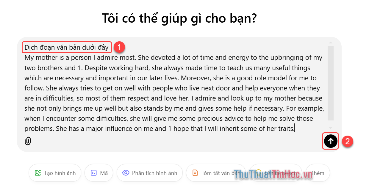 Truy cập ChatGPT để sử dụng dịch vụ