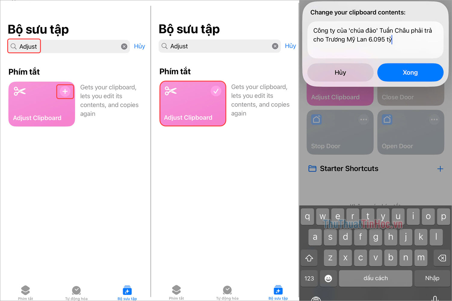 Cách xem nội dung đã Copy – Sao chép trên iPhone bằng Phím tắt