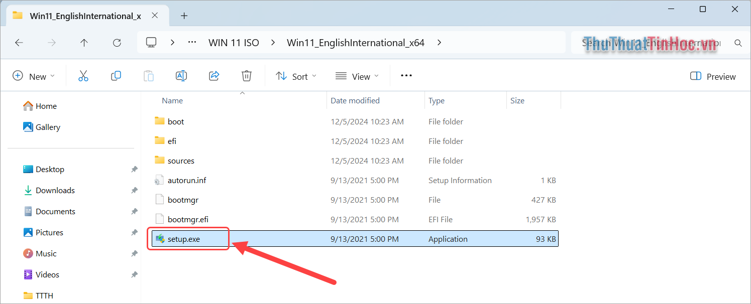 Chọn file có .exe để thực hiện cài đặt trên máy tính