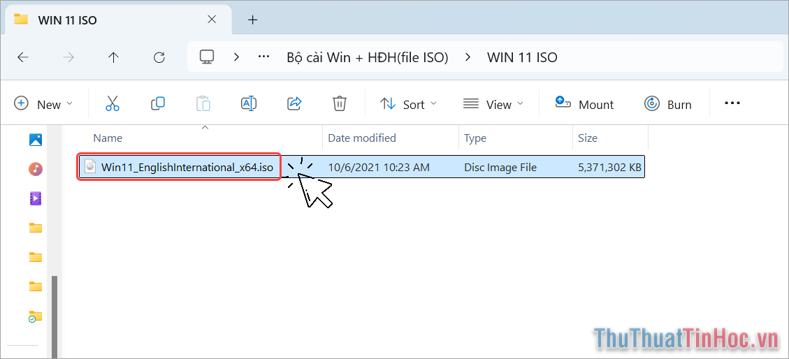 Mở file ISO trên máy tính Win đơn giản