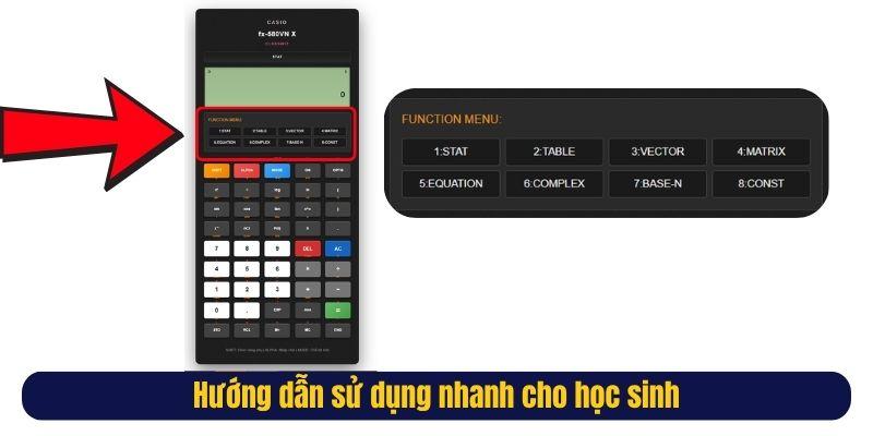 Hướng dẫn sử dụng nhanh cho học sinh (bước, mẹo, phím tắt)