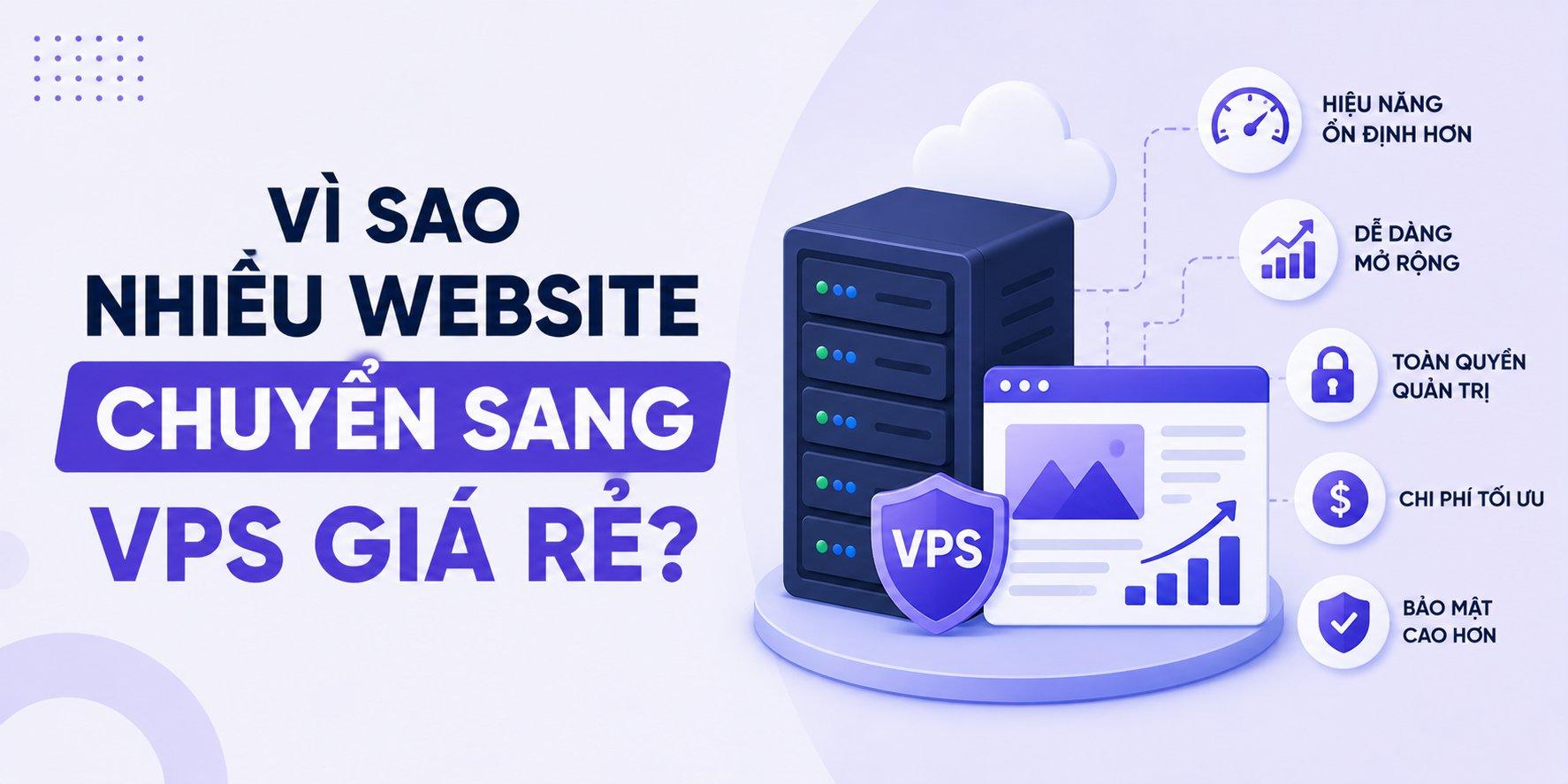 Vì Sao Nhiều Website Chuyển Sang VPS Giá Rẻ