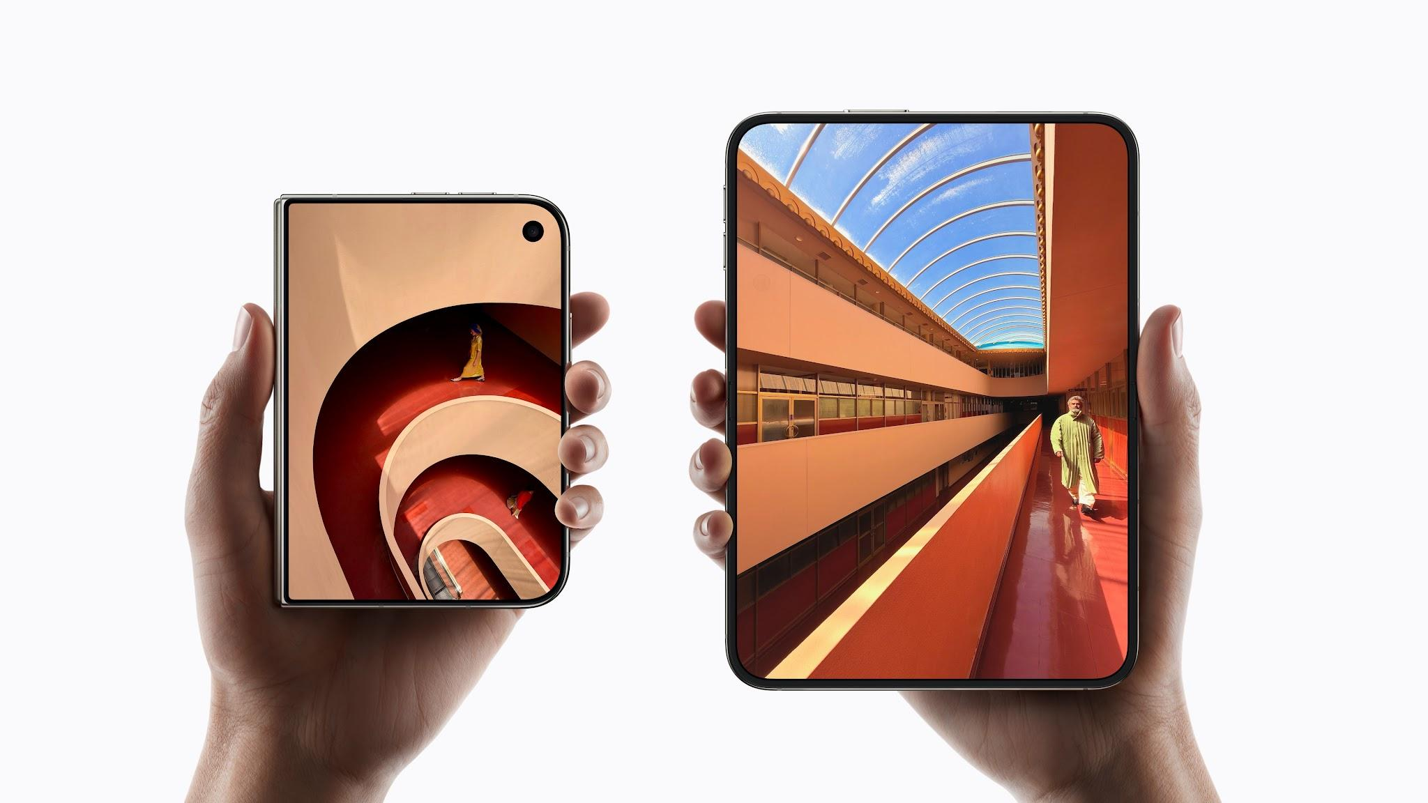 Camera iPhone Duo tận dụng lợi thế màn hình gập