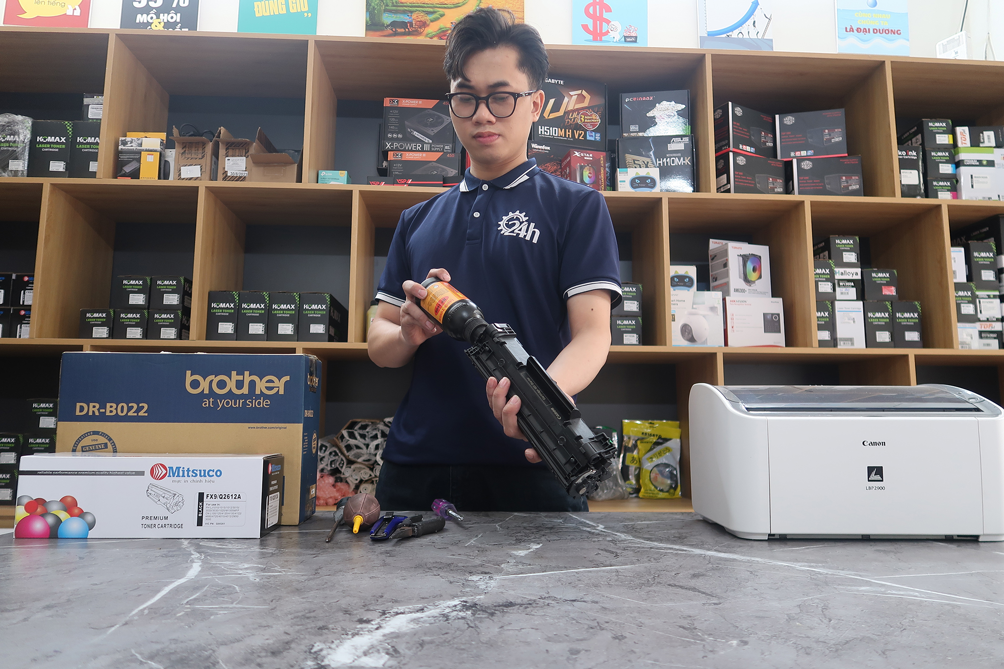 Đổ mực máy in tại Hà Nội