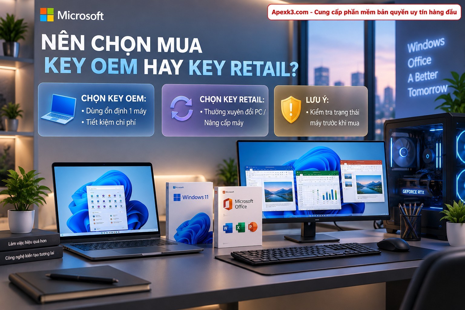 Nên mua key Windows OEM hay Retail Nên mua key Windows OEM hay Retail